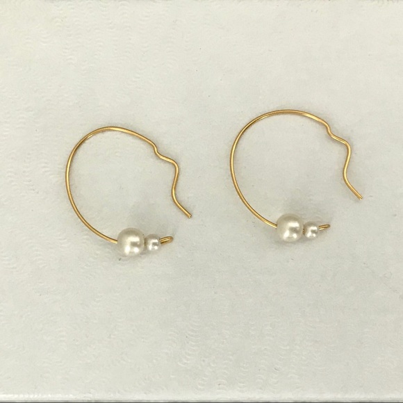 NWOT Austin Design pearl earrings - Picture 5 of 5